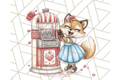 Sock Hop Animal Dance Party PNG Clipart, Cute Retro 1950s Product Image 2