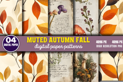 Muted Autumn Fall Backgrounds PNG Product Image 1