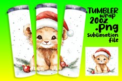 FLAWLESS PNG for 20oz Tumbler , Christmas Animals Product Image 1