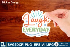 Motivational sticker design, Inspirational sticker design Product Image 1