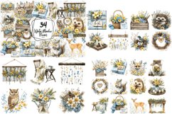 Christmas Flowers Clipart Mega Bundle Product Image 3