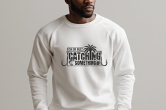 Fish or Buzz Catching Something SVG Palm Hook Design Product Image 3