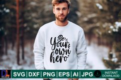 Positive saying SVG Design, Motivational quotes SVG Design Product Image 1