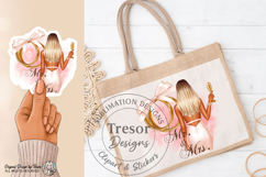 Mr And Mrs Bride Fashion Blonde Girl PNG Wedding Clipart Product Image 8