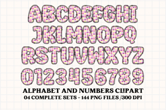 Baby Girl Alphabet, baby girl letters doodle, baby clipart Product Image 4