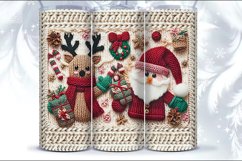 4 Christmas Seamless Tumbler Wrap 20 oz Product Image 5