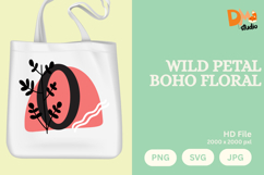 Wild Petal Boho Floral Monogram Product Image 1
