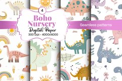 Nursery Boho digital paper Seamless backgrounds Product Image 1