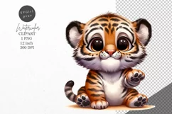 Tiger clipart, Animals clipart, Safari clipart Product Image 1