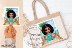 Relax Yoga Beach Meditation Design Tropical Wellness Chibi Product Image 9