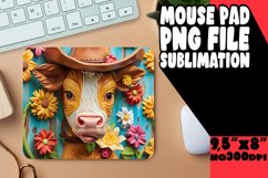 Color Burst Cow Sublimation Pad Product Image 1