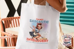 Pin Up Girl Sublimation Design Sarcastic Quote Tshirt PNG Product Image 2