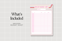Financial Goals Sheet Printable Financial Planner PDF Product Image 2