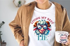 Funny Sarcasm Sublimation design PNG Quote Animal Product Image 3