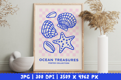 Coastal Wall Art, Sea Animal Posters Product Image 2