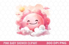 Pink Baby Shower Clipart Product Image 1