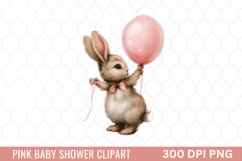 Pink Baby Shower Clipart Product Image 1