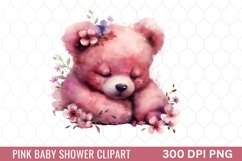 Pink Baby Shower Clipart Product Image 1