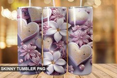 3D Valentine&#039;s Day PNG Tumbler Design Product Image 1