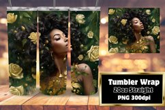 Afrocentric Beauty 3D Wrap Tumbler 20oz Product Image 1
