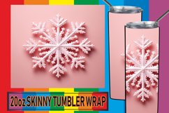 Holiday Tumbler Snowflakes Product Image 1