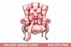 Pink Baby Shower Clipart Product Image 1