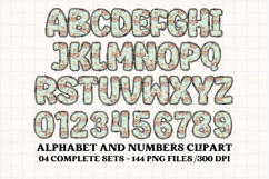Fall Autumn Alphabet png clipart, fall autumn letters doodle Product Image 4