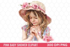 Pink Baby Shower Clipart Product Image 1