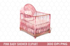 Pink Baby Shower Clipart Product Image 1