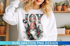 Christmas Gnome Sublimation - Clipart PNG Design Product Image 1