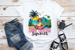 Silly Goose Summer PNG sublimation |Beach &amp; Summer PNG T-Shi Product Image 6