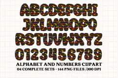 Halloween Alphabet png clipart, halloween letters doodle Product Image 4