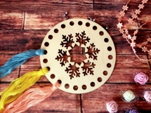 Basket base embroidery floss organizer 6 inch digital file Product Image 10