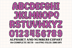 Birthday Girl Alphabet, birthday girl letters doodle clipart Product Image 4