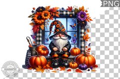 Halloween Gnome Sublimation - Clipart PNG Bundle Product Image 7