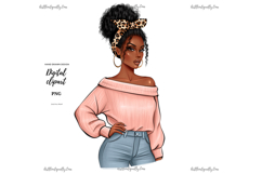 Black Woman Illustration | Boss Lady PNG Product Image 6