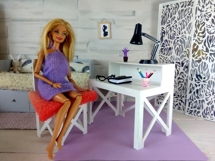 Miniature desk chair digital download, 1:6 scale dollhouse Product Image 10