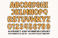 Easter Day Alphabet png clipart, easter day letters doodle Product Image 4