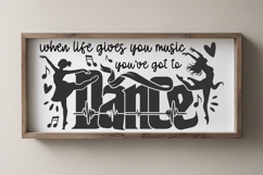 Dance life svg | when life gives you music dance | dance svg Product Image 5