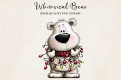 Whimsical Bear Clipart | Cute Hand-Drawn Bear Illustrations Product Image 11