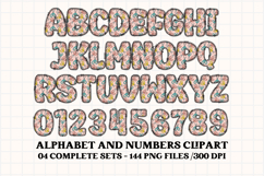 Back to School Alphabet png, letters doodle, school clipart Product Image 4