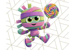 Colorful Halloween Clipart PNG, Cute Kids & Candy Clip Art Product Image 2