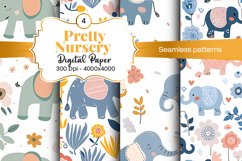 Nursery Seamless patterns and Seamless backgrounds Product Image 2