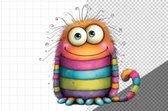 Watercolor Monster, Whimsical, Product Image 3