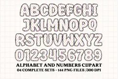 Princess Alphabet png clipart, princess letters doodle Product Image 4
