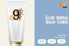 Fleur Mirage Boho Floral Monogram Product Image 1