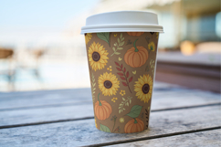 Sunflower &amp; Pumpkin Patch Harvest Seamless Pattern Product Image 10