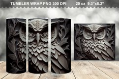 3D Owl Tumbler Sublimation Bundle - 3D Owl Tumbler Wrap Product Image 11