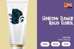 Horizon Flower Boho Floral Monogram Product Image 1