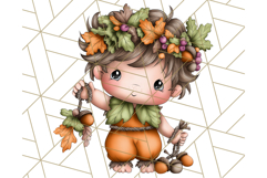 Woodland Autumn Parade Clipart PNG Fall Animals Product Image 2
